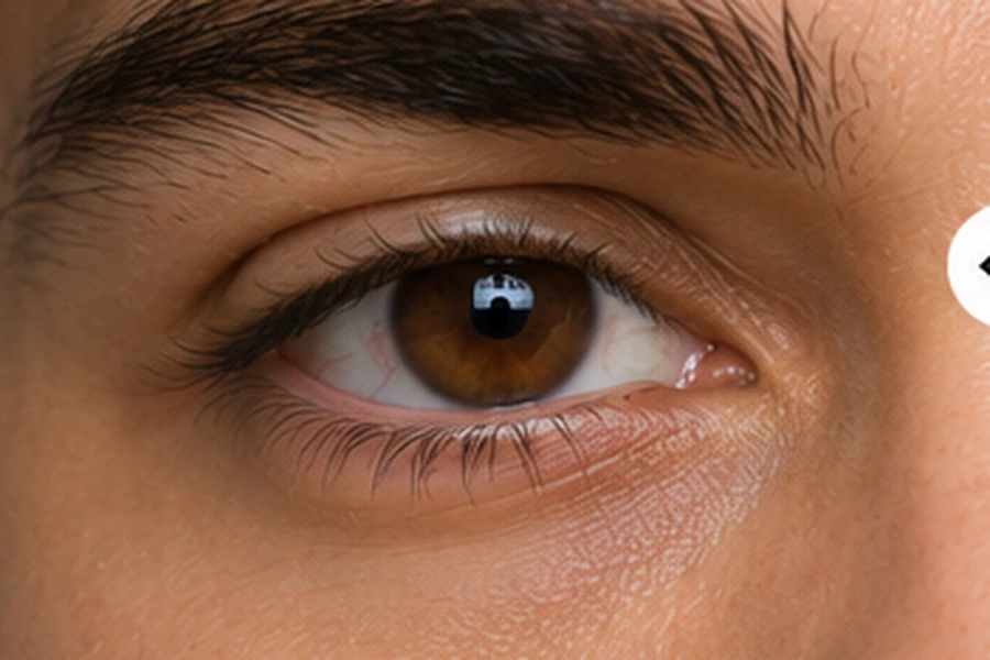 Eye color before