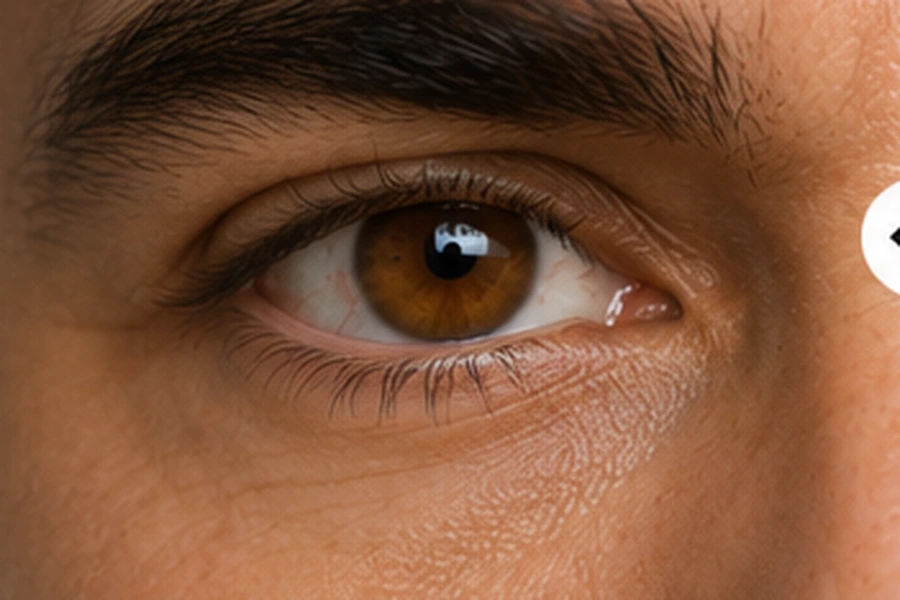 Eye color before