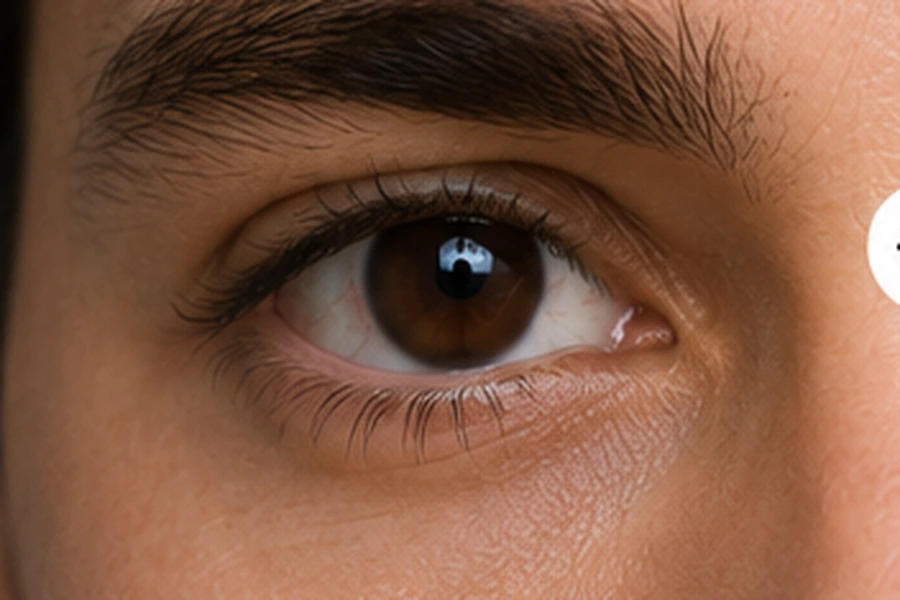 Eye color before